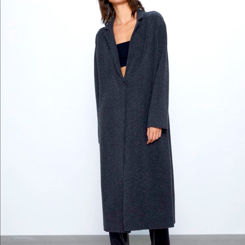 ZARA Longline Coat